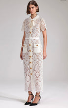Cargar imagen en el visor de la galería, Vestido SP Floral Guipure