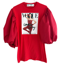 Cargar imagen en el visor de la galería, Red puff T-shirt
