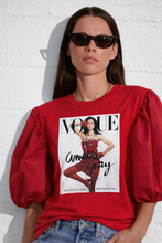 Cargar imagen en el visor de la galería, Red puff T-shirt
