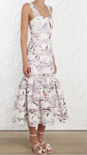 Cargar imagen en el visor de la galería, VESTIDO BLANCO MIDI RENTA
