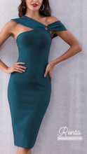 Cargar imagen en el visor de la galería, VESTIDO CORTO BANDAGE RENTA
