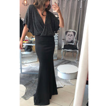 Cargar imagen en el visor de la galería, VESTIDO NEGRO RENTA
